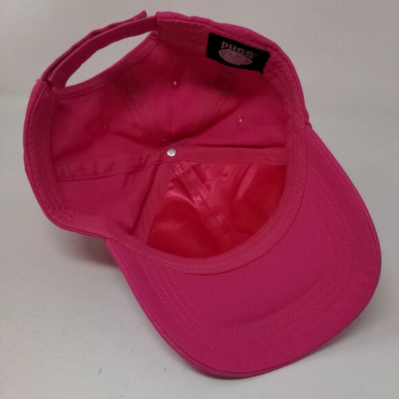 Pugs Bling Strapback Hat Pink One Size Adjustable Outdoor 6 Panel - Picture 7 of 9